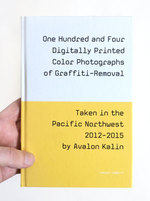 104 Digitally Printed Color Photographs of Graffiti Removal by Avalon Kalin